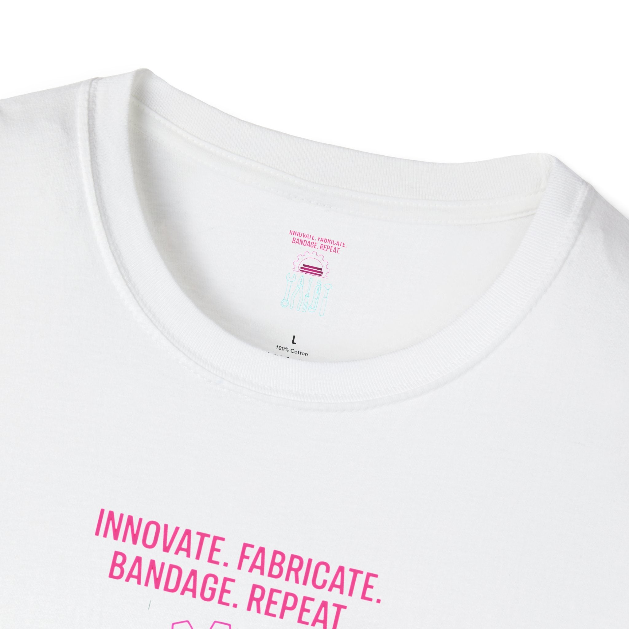Innovate Fabricate Bandage Repeat T-Shirt