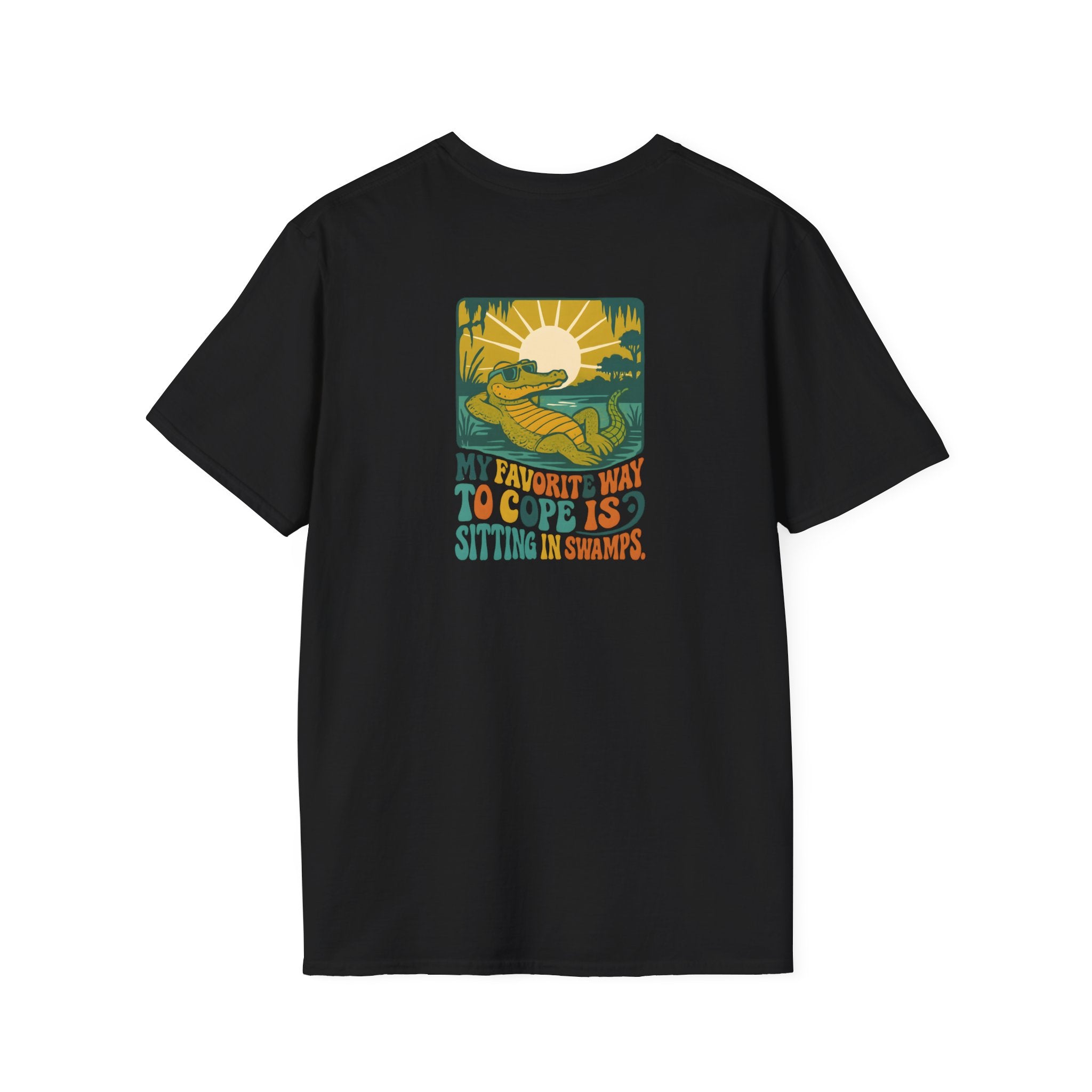 Alligator lounging in swamp T-Shirt