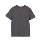 Cyclist with Backpack T-Shirt