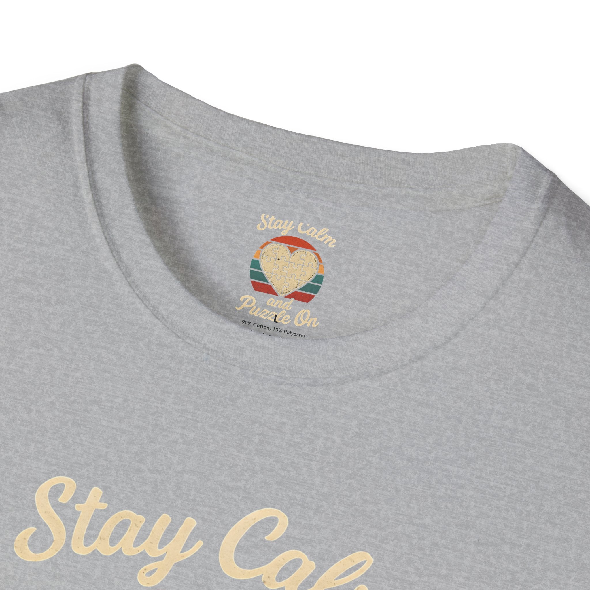 Stay Calm Puzzle On T-Shirt