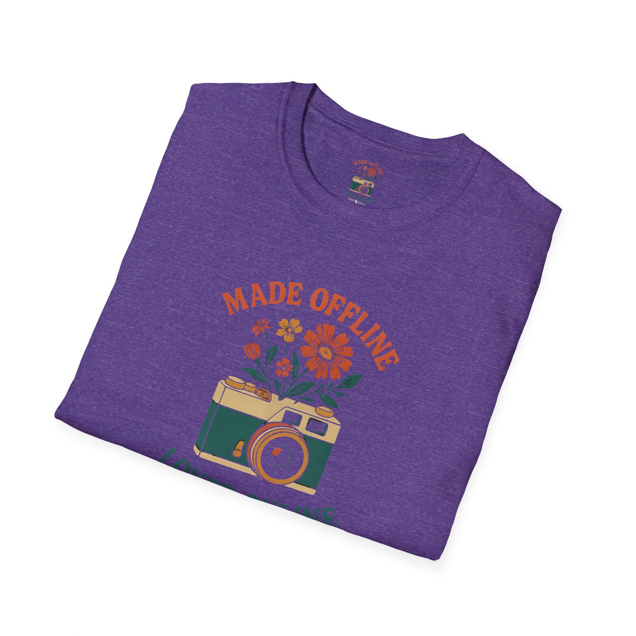 Camera with Flowers T-Shirt