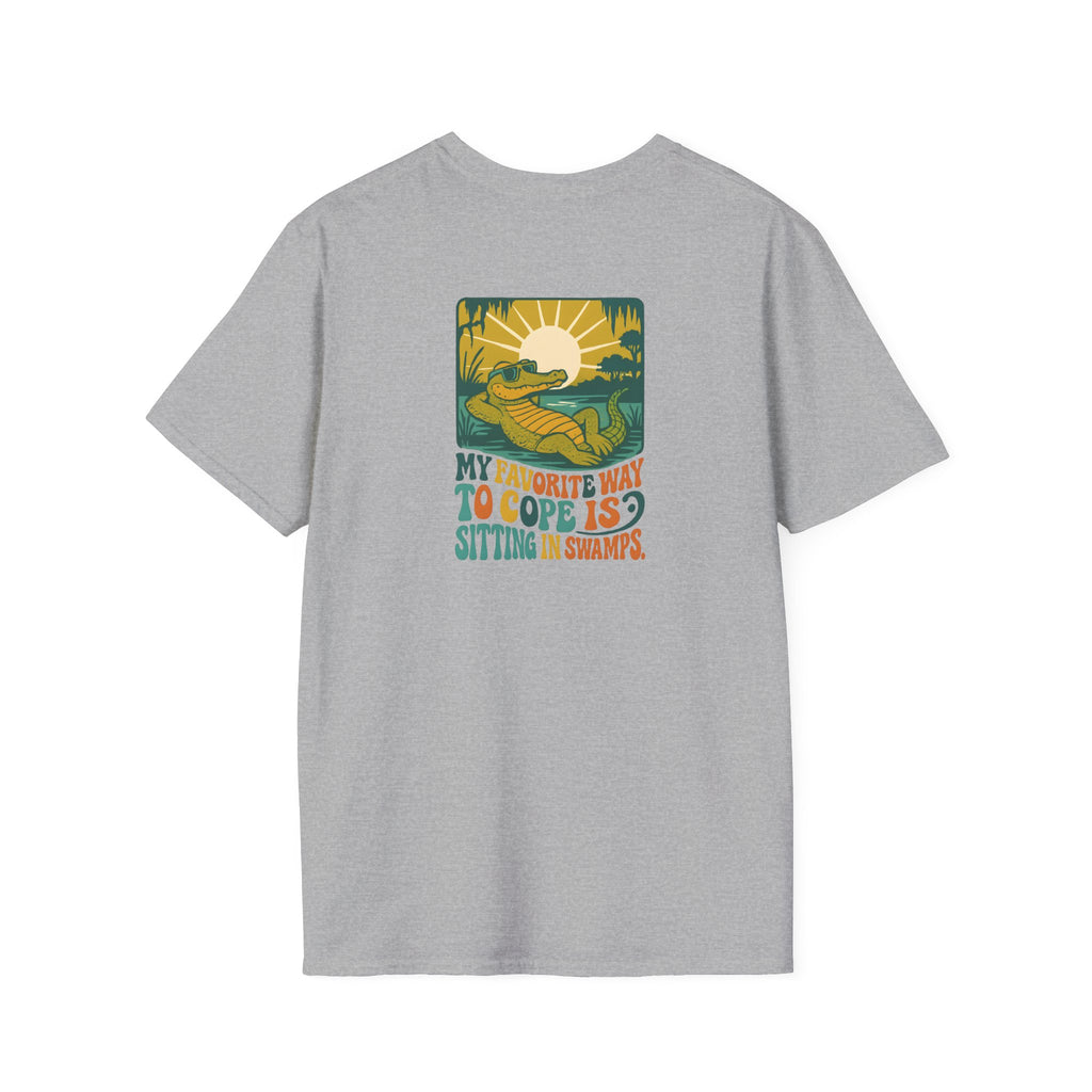 Alligator lounging in swamp T-Shirt