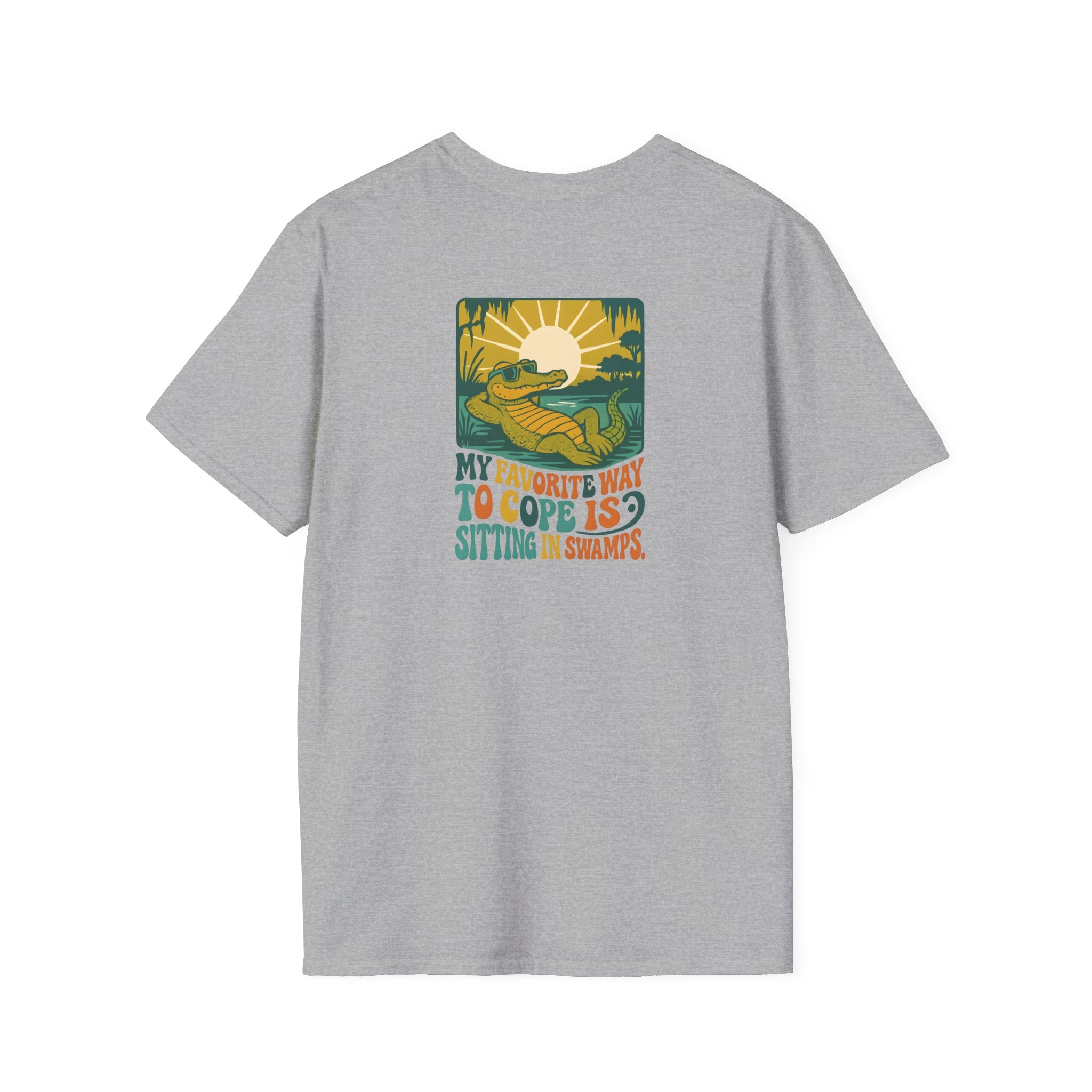 Alligator lounging in swamp T-Shirt