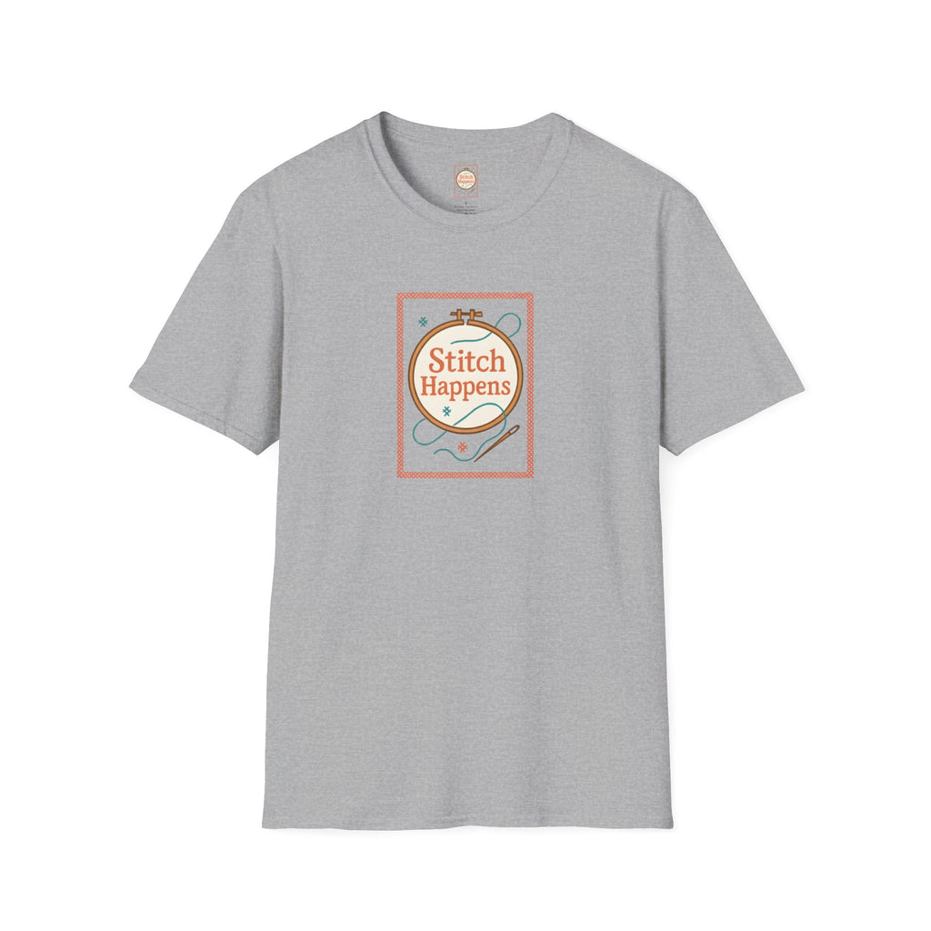 Stitch Happens Embroidery T-Shirt