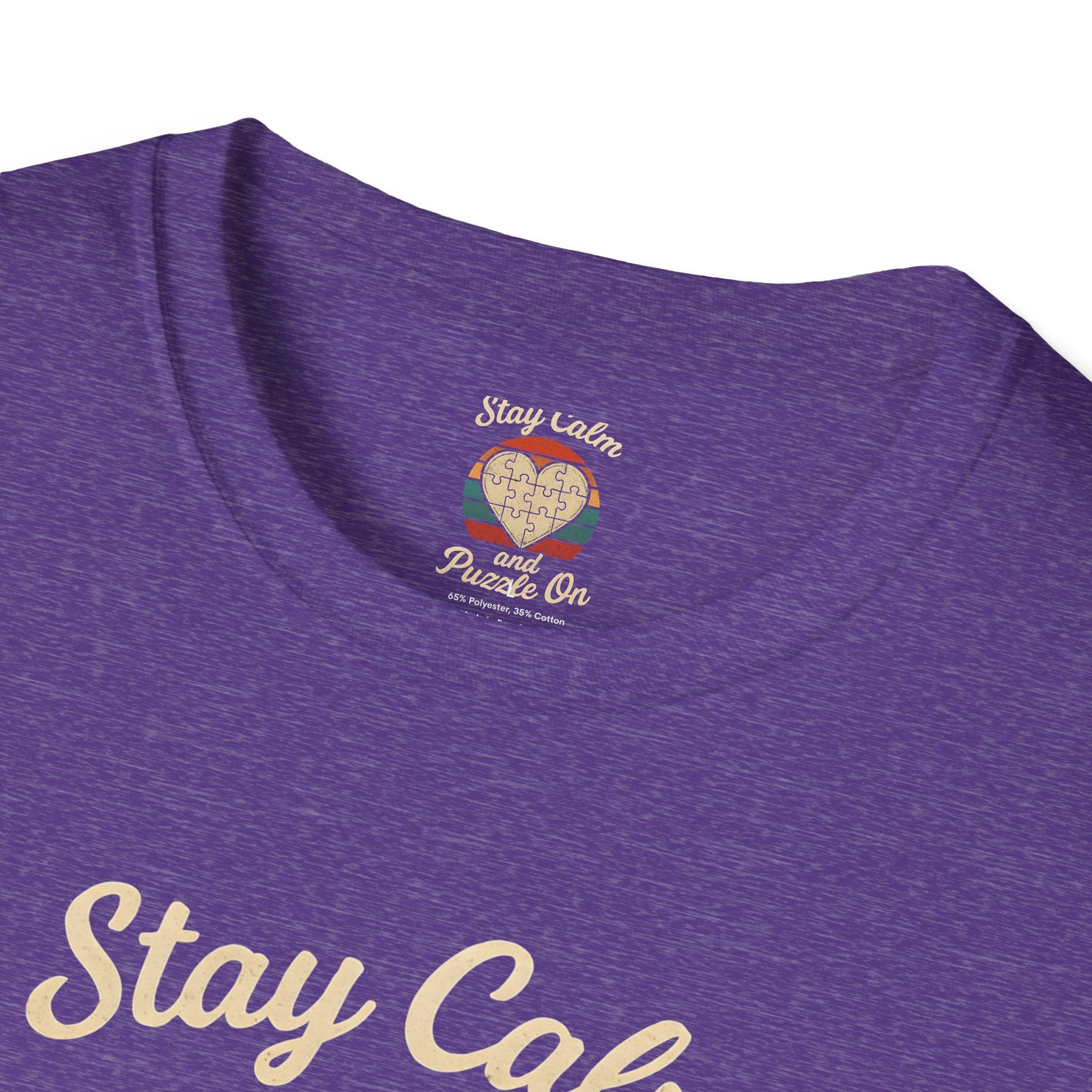 Stay Calm Puzzle On T-Shirt