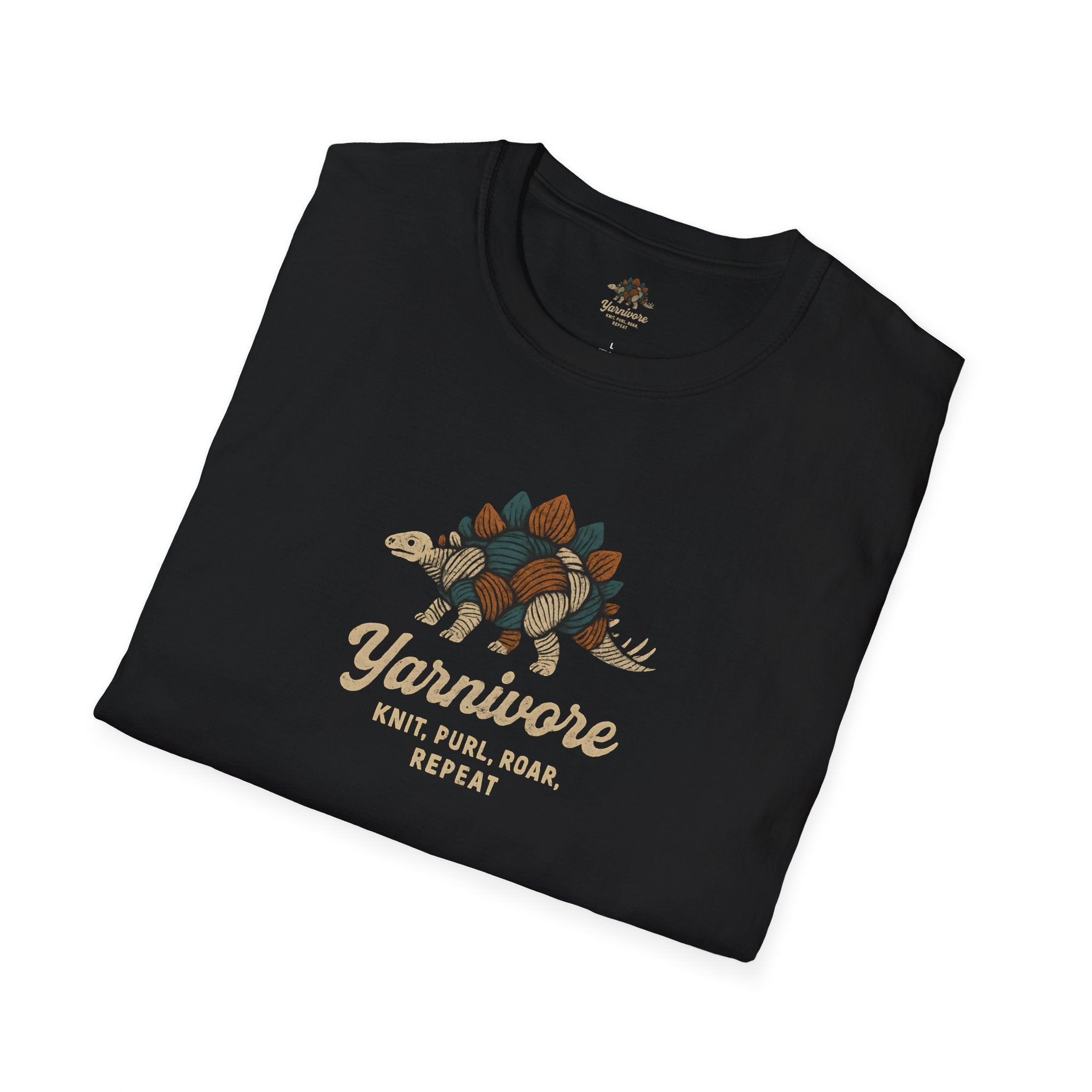 Yarnivore Knit Purl Roar T-Shirt