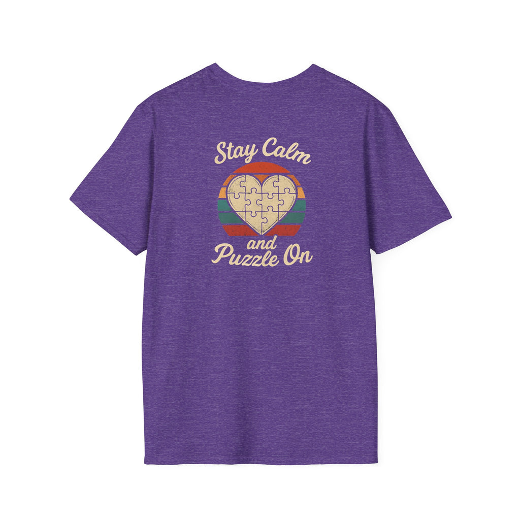 Stay Calm Puzzle On T-Shirt
