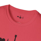 Heartbeat Guitar Music T-Shirt