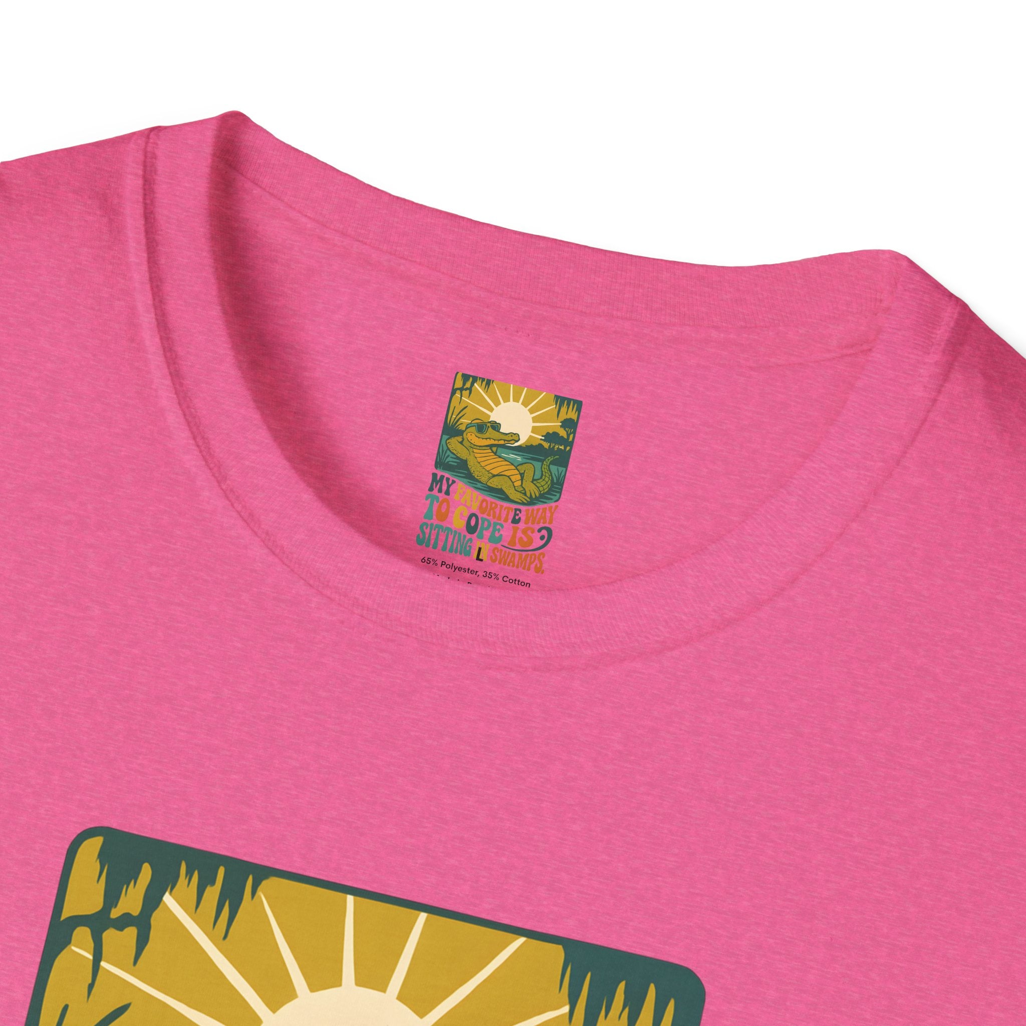 Alligator lounging in swamp T-Shirt
