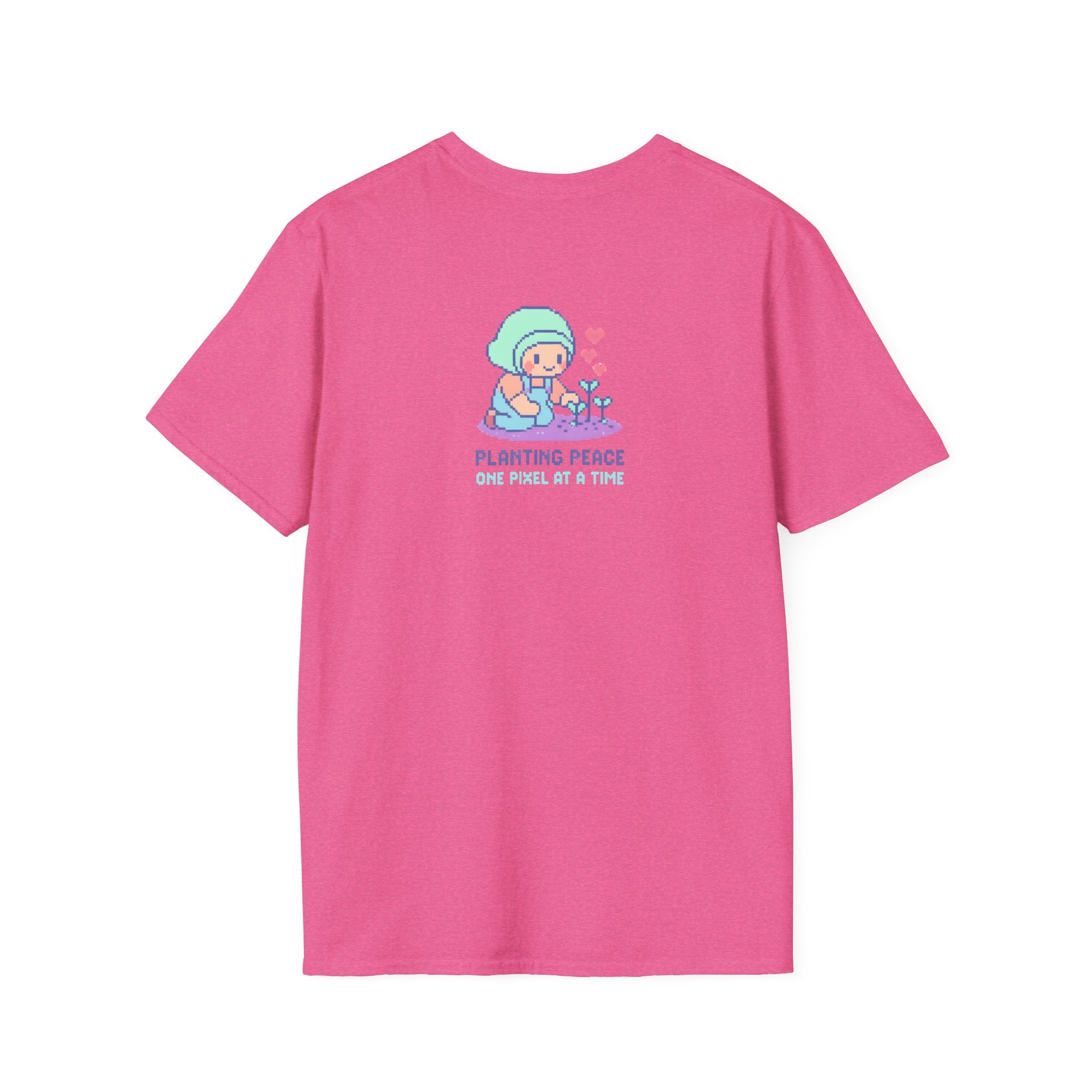 Planting Peace Pixel Art T-Shirt