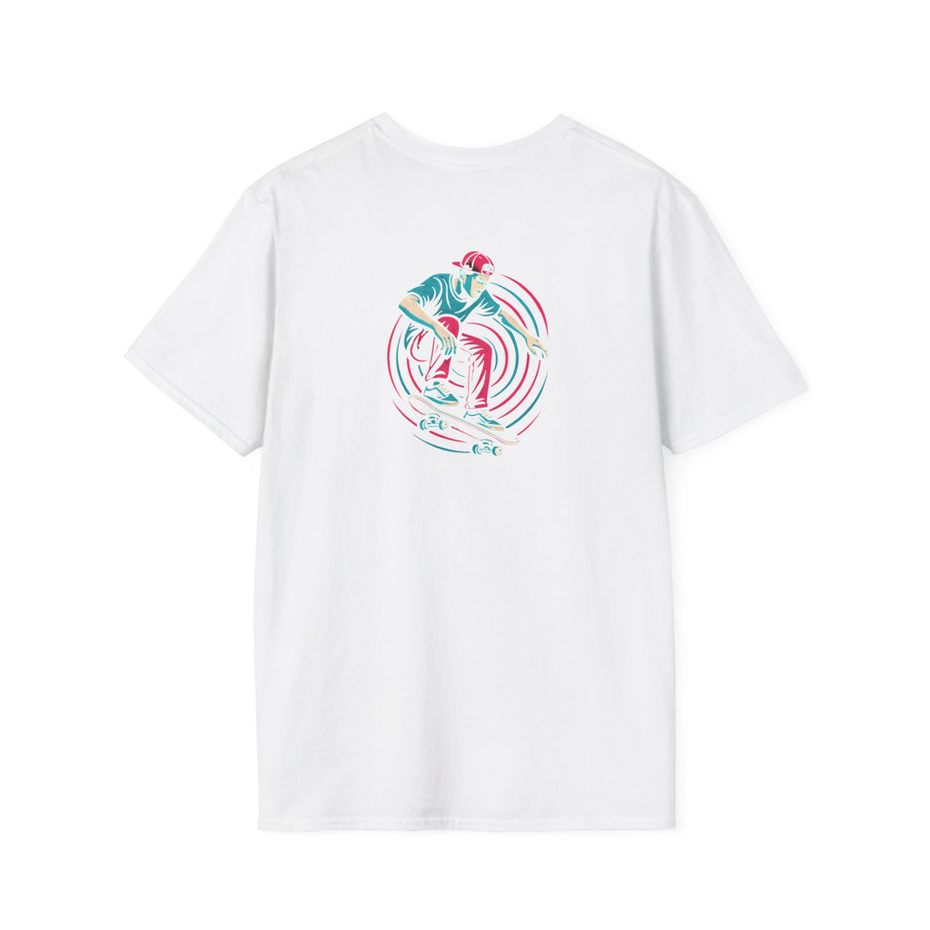Skateboarder performing trick T-Shirt
