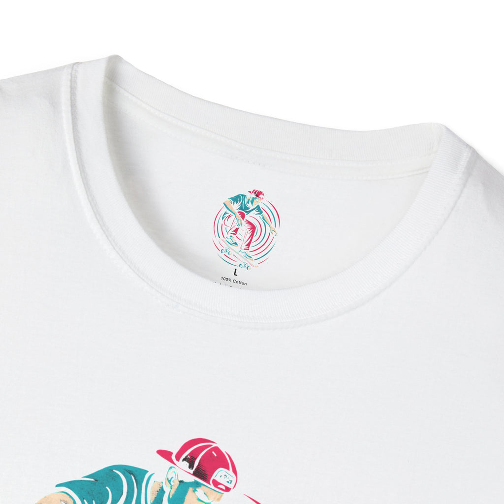 Skateboarder performing trick T-Shirt