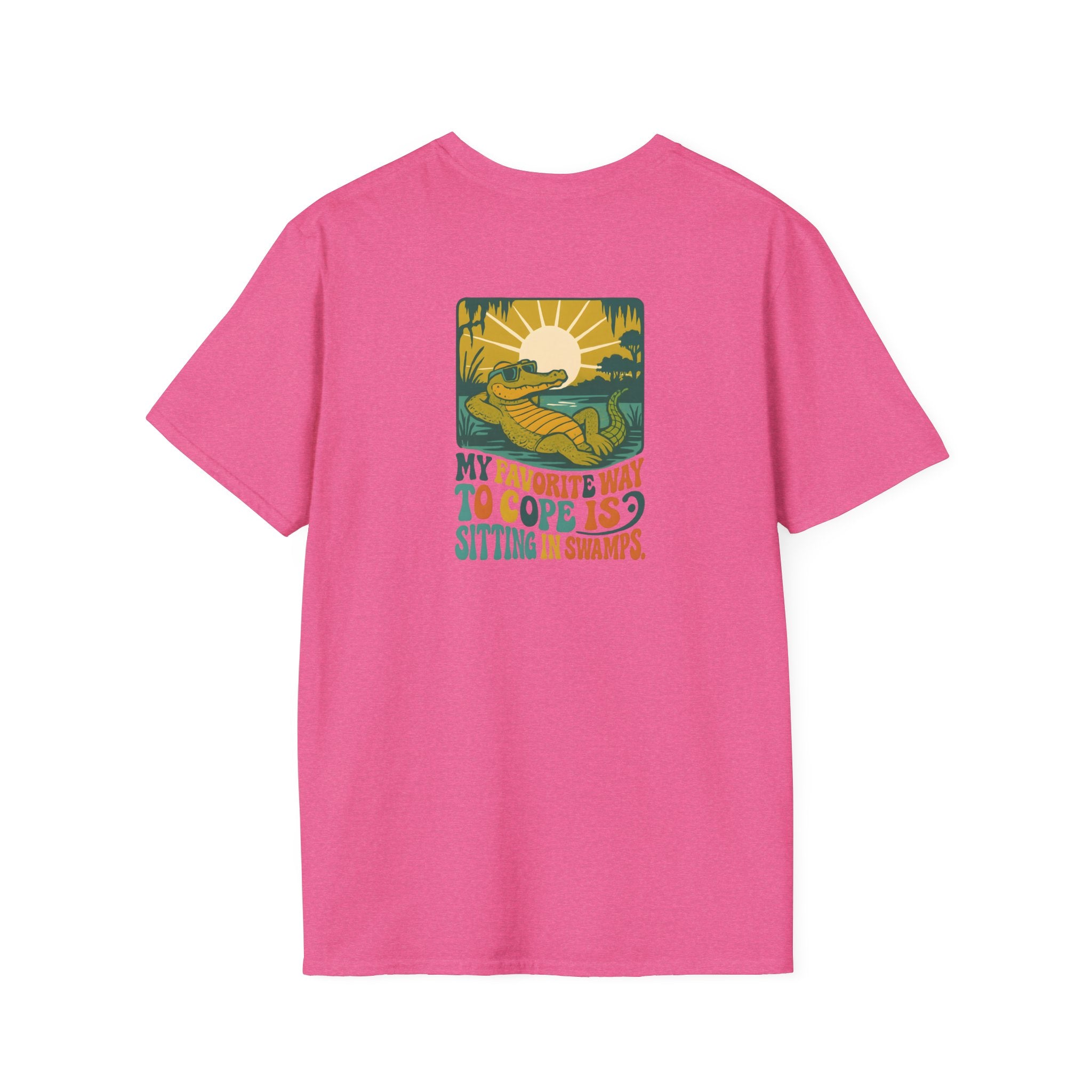 Alligator lounging in swamp T-Shirt