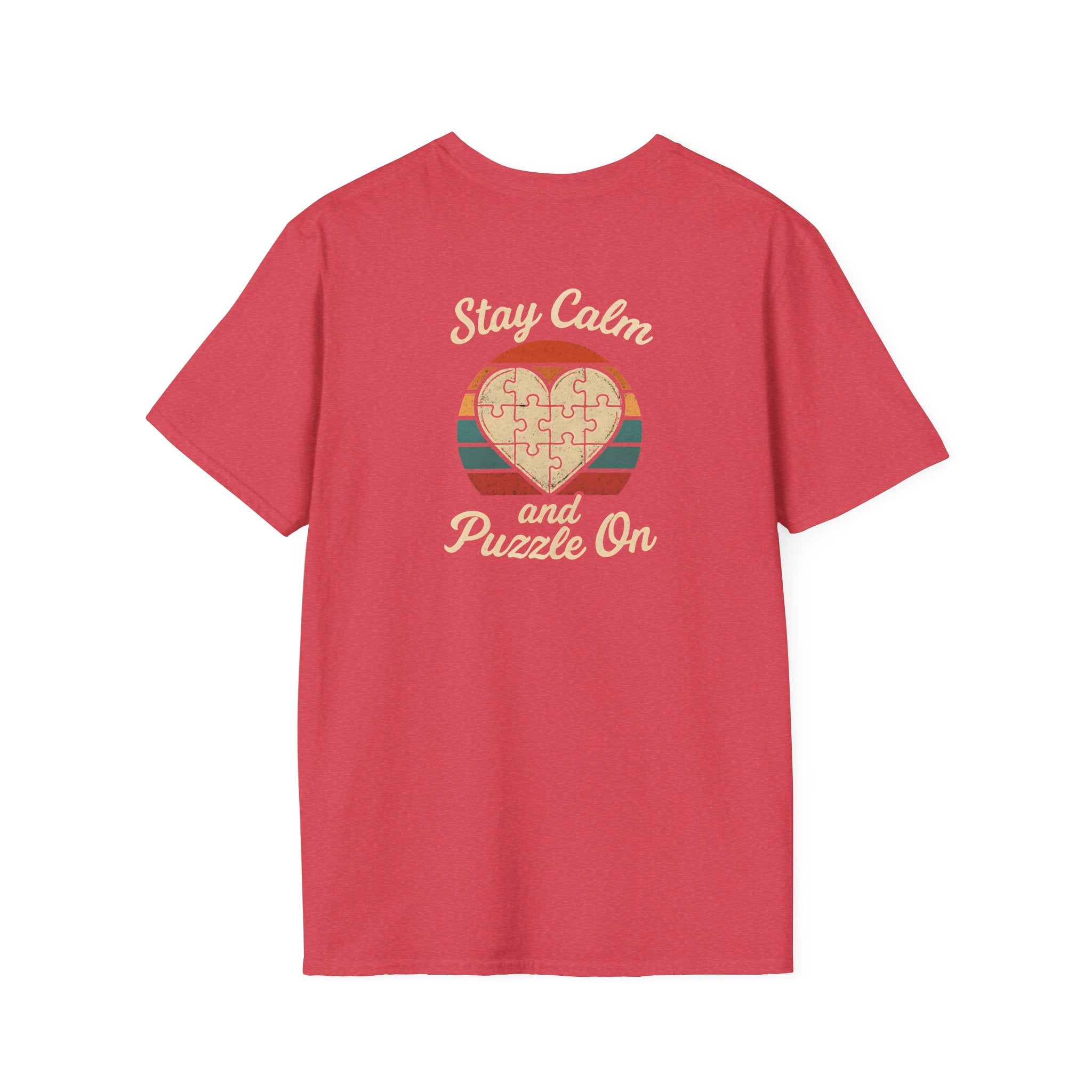 Stay Calm Puzzle On T-Shirt