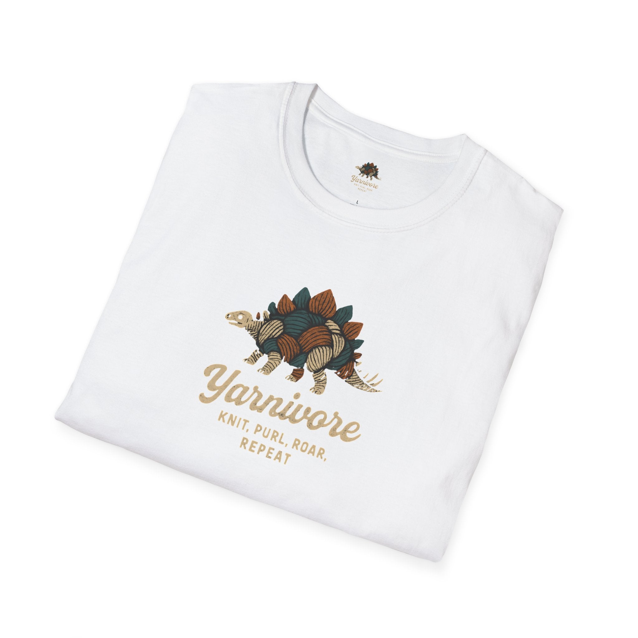 Yarnivore Knit Purl Roar T-Shirt