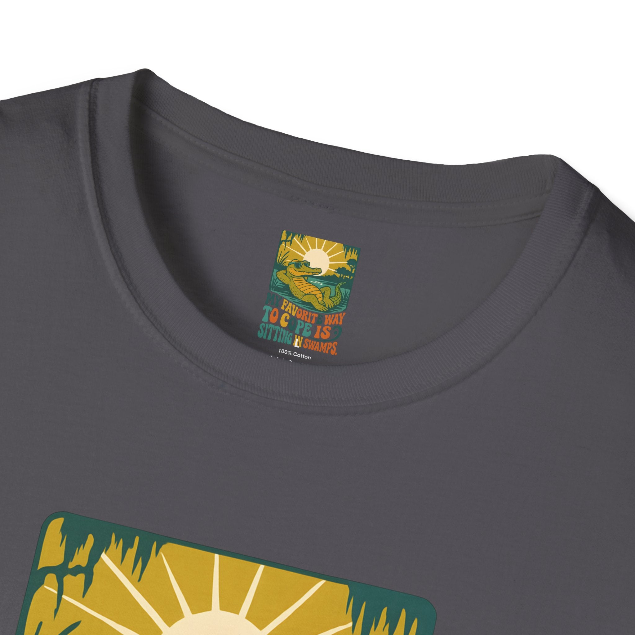 Alligator lounging in swamp T-Shirt